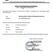 SURAT KETERANGAN DOMISILI